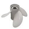 BARDOVEN 4 Blades 25~60HP 10-5/8x12 Aluminum Propeller 13 Tooth RH Prop for Yamaha Outboard Motor Engine, WHITE view 4