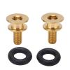 Keenso Alloy Mountain Crank Bolt Bottom Bracket Screw Hole Center Shaft Fixing, Portable and Compact, Anodized (Gold) view 1