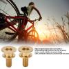 Keenso Alloy Mountain Crank Bolt Bottom Bracket Screw Hole Center Shaft Fixing, Portable and Compact, Anodized (Gold) view 3
