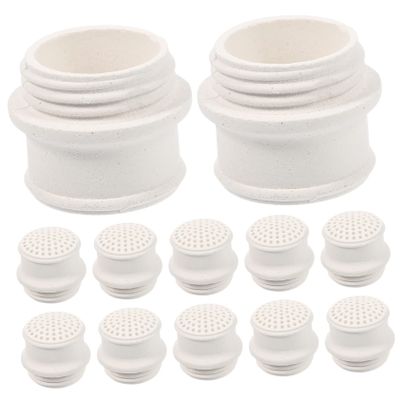 Ciieeo 12pcs Pottery Kerosene Lamp Nozzle Steam Lamp Parts Camping Accessories for Lantern Replaceable