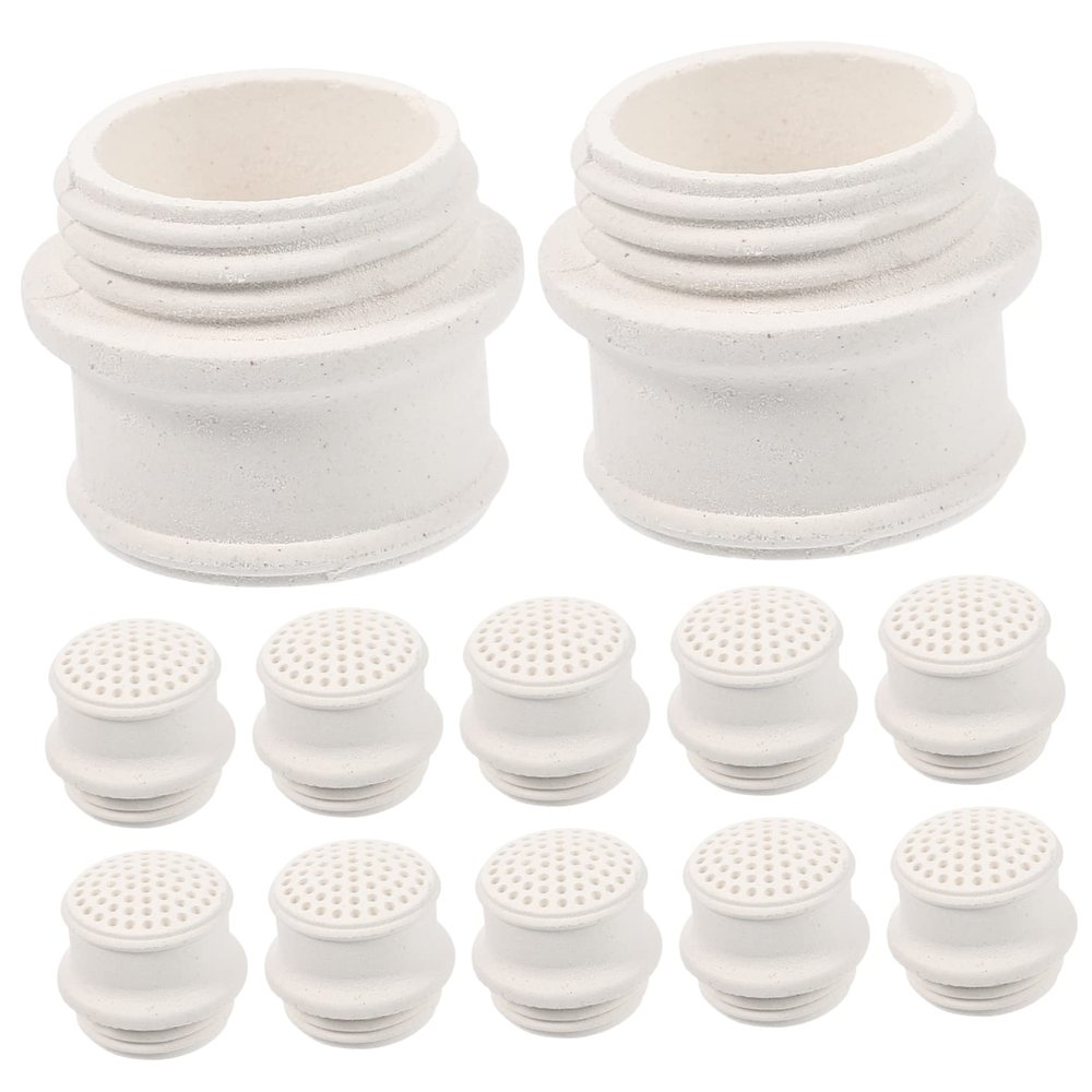 Ciieeo 12pcs Pottery Kerosene Lamp Nozzle Steam Lamp Parts Camping Accessories for Lantern Replaceable