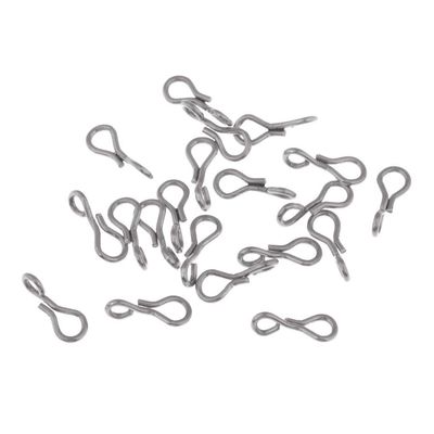 20pcs Articulated Shanks Spine for Fly Tying DIY Tool, 10mm
