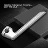Hubceuo 22.2MM Bike Quill Stem, BMX Quill Stem Bike Handlebar Stem Riser Parts Road Bike Stand Stems Mountain Bicycle, silver view 4