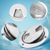 HSOKEW Boat Deck Plate, Round Hatch Deck Plate Non Slip Inspection Hatch with Detachable Cover Stainless Steel Boat Hatch Deck Plate Marine Access for Marine Boat Yacht Kayaks Yacht (5") view 3