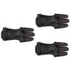 Yardwe 3pcs Adjustable Archery Glove Archery Finger Protectors Cowhide Thumb Glove for Adults Portable Hunting Equipment view 1