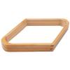 Hubceuo Wooden Billiard Ball Rack Billiard 8-Ball Triple-cornered Rack and 9-Ball Diamond Billiard Rack for Billiard Pool Table view 3