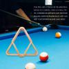 Hubceuo Wooden Billiard Ball Rack Billiard 8-Ball Triple-cornered Rack and 9-Ball Diamond Billiard Rack for Billiard Pool Table view 4