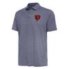 Antigua Men's Heather Navy Chicago Bears Scheme Polo view 1