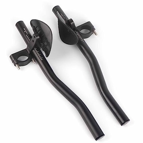 Ergonomic Rest Handlebar, Adjustable Aero for Road Bike, Triathlon, Mountain Bikes (black)