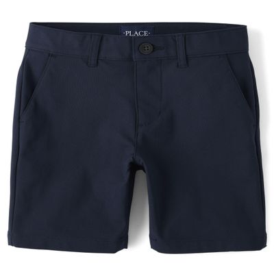 The Children's Place,Boys,Uniform Quick Dry Chino Shorts,Tidal,5