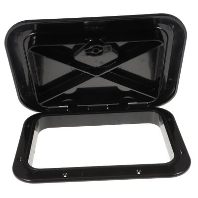 Sosoport Boat Deck Access Hatch Inspection Hatch with Cover Uv-Resistant Low-Profile for Rv Yacht Caravan Durable and Easy to Install