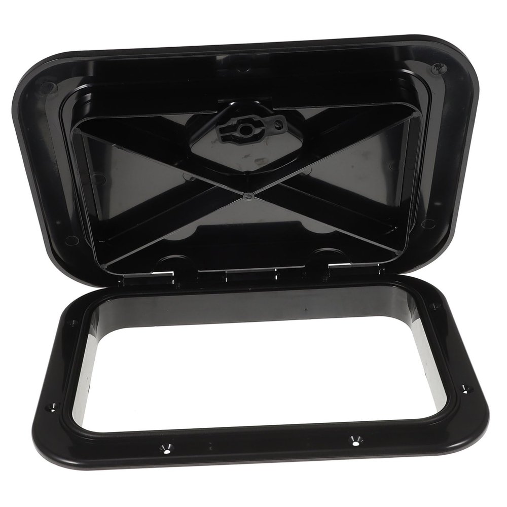 Sosoport Boat Deck Access Hatch Inspection Hatch with Cover Uv-Resistant Low-Profile for Rv Yacht Caravan Durable and Easy to Install