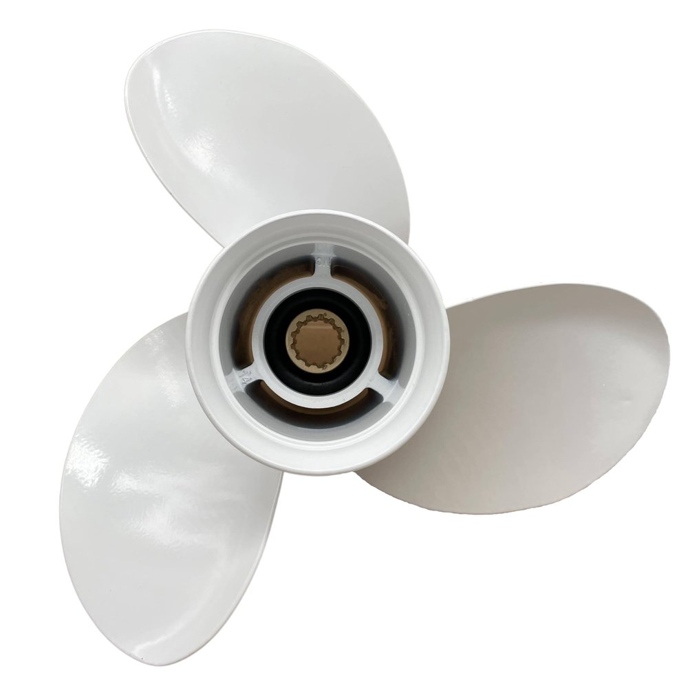 BARDOVEN Aluminum Propeller RH 25-60HP 10-1/4x14 Prop 13 Tooth Fit for Yamaha Outboard Motor Engine