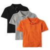 The Children's Place,Boys,Multipack Short Sleeve Pique Polos,Flame/Smoke/Black 3-Pack,XX-Large view 1