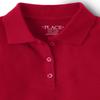 The Children's Place,Girls,Multipack Short Sleeve Pique Polos,Ruby 3-Pack,Medium view 2