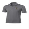 Sport Your Gear UNC Greensboro Spartans Prime Athletic Logo Micropique Sport-Wick Golf Polo T-Shirt - Grey - XX-Large view 1