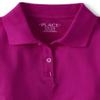 The Children's Place,Girls,Multipack Short Sleeve Pique Polos,Aurora Pink/Sparkle Pink/Purple 3-Pack,XX-Large view 2