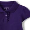 The Children's Place,Baby Girls,and Toddler Multipack Short Sleeve Ruffle Pique Polos,Regal Violet 3-Pack,3 Years view 2