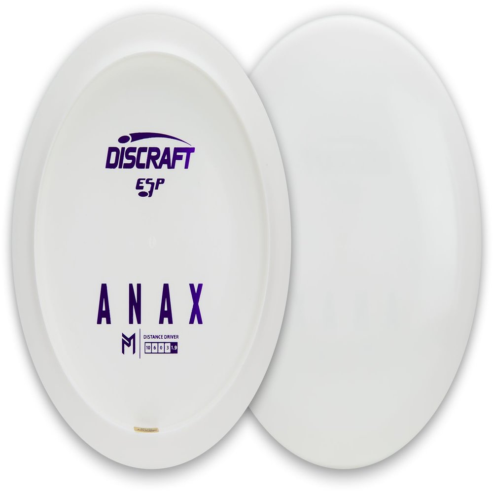 Discraft Paul McBeth White ESP Anax 173-174 Gram Distance Driver Disc Golf Disc
