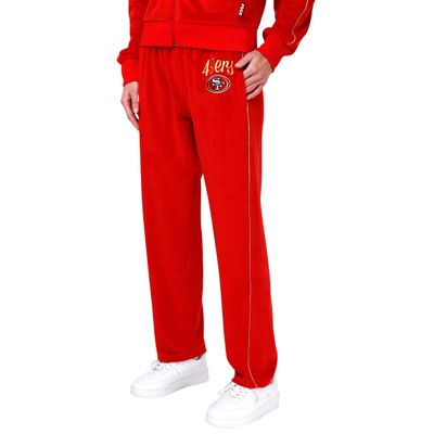 FOCO San Francisco 49ers NFL Womens Velour Pants - XXL
