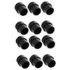 BESPORTBLE 12pcs Non- Pads for Trampoline Legs Rubber Covers Reduce Noise and Friction for Home Use and Furniture Black view 1