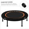 BESPORTBLE 12pcs Non- Pads for Trampoline Legs Rubber Covers Reduce Noise and Friction for Home Use and Furniture Black view 2