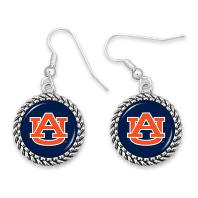 Auburn Tigers Olivia Earrings Silver Jewelry Gift UA