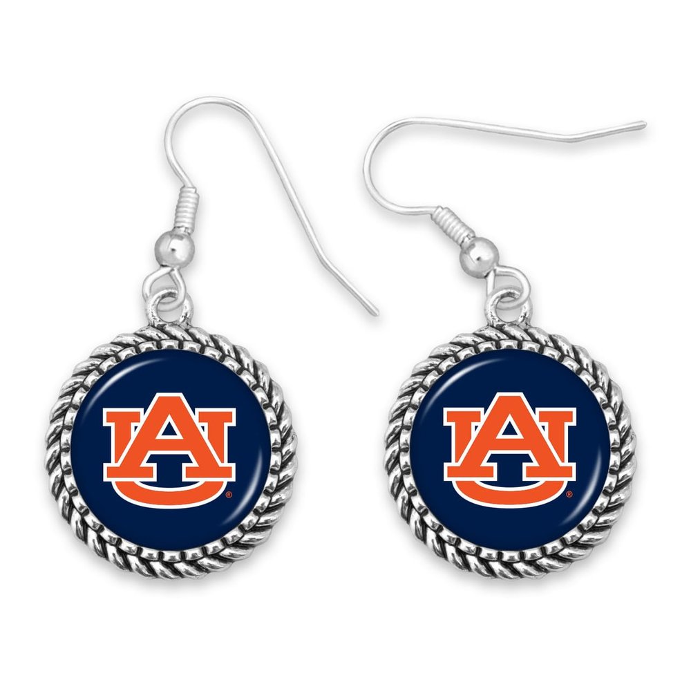 Auburn Tigers Olivia Earrings Silver Jewelry Gift UA