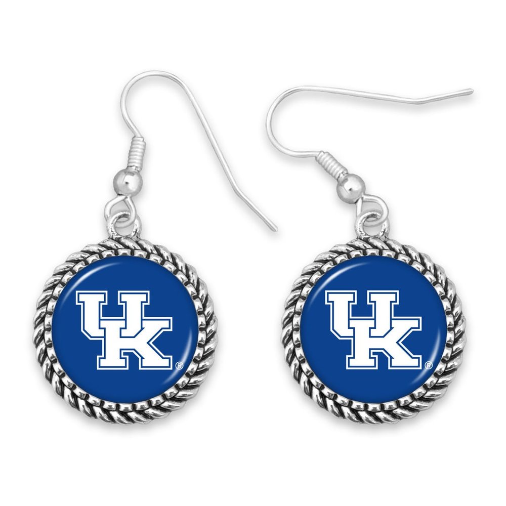 From the Heart Kentucky Wildcats Olivia Earrings Silver Jewelry Gift UK