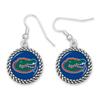 From the Heart Florida Gators Olivia Earrings Silver Jewelry Gift UF view 1