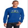 CornBorn South Dakota State Jackrabbits Crewneck Sweatshirt - Fleece Back-2-Back Football National Champions - Royal Blue - 2X view 1