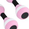 Water for Pool Exercise Water Dumbbells Water Aerobics Pool Barbells, Pink and White view 3