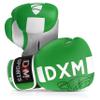 Boxing Gloves for Men & Women, Boxing Training Gloves, Kickboxing Gloves, Sparring Gloves, Heavy Bag Workout Gloves for Boxing, Kickboxing, Muay Thai, MMA (Green & White, 12 oz) view 2