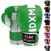 Boxing Gloves for Men & Women, Boxing Training Gloves, Kickboxing Gloves, Sparring Gloves, Heavy Bag Workout Gloves for Boxing, Kickboxing, Muay Thai, MMA (Green & White, 14 oz) view 1