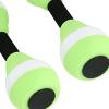 Water for Pool Exercise Water Dumbbells Water Aerobics Pool Barbells, Green and White view 3