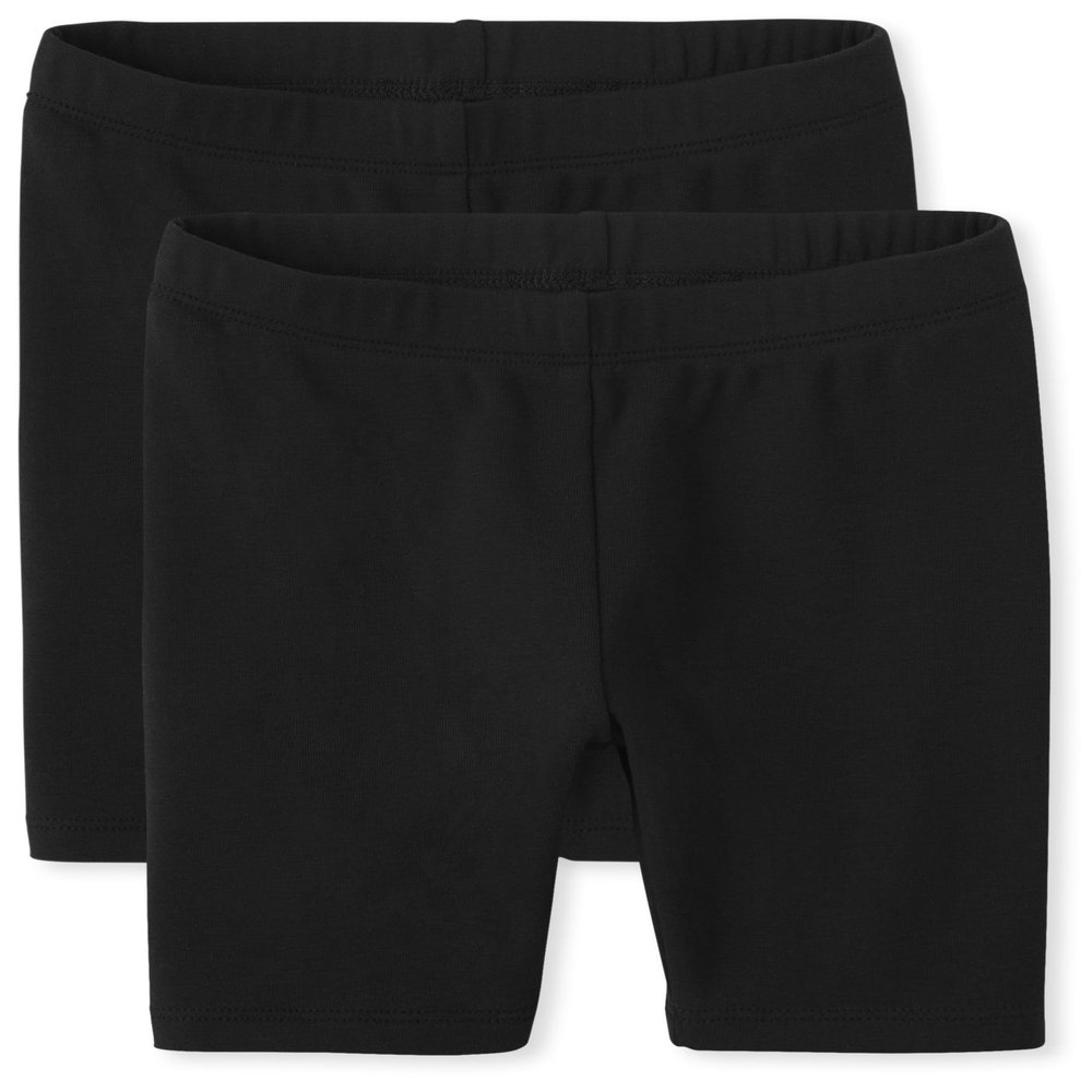Gymboree,Girls,and Toddler Bike Shorts,Black 2-Pack,3 Years