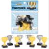 Accoutrements Archie McPhee Adorable and Funny Itty Bitty Trophies: You are The Wee Winner - 1-1/4" Soft Vinyl Awards in Gold and Silver (Set of 8) view 3