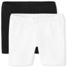 Gymboree,Girls,and Toddler Bike Shorts,Black/White 2-Pack,8 view 1