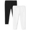 Gymboree,Girls,and Toddler Leggings,Black/White 2-Pack,4 Years view 1