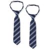 Gymboree,Boys,and Toddler Pre-Tied Adjustable Necktie,Navy Stripe 2-Pack,2T-5T view 1