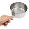 Yardwe 8pcs Camping Cookware Kit Portable Handles Stainless Steel Pans for Hiking Backpacking and Outdoor Cooking view 3