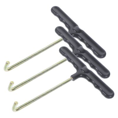 Baluue 3pcs Trampoline Spring Puller Tool with Handle for Easy Installation of Trampolines and Bounce Houses Multi-Functional Assembly Accessories