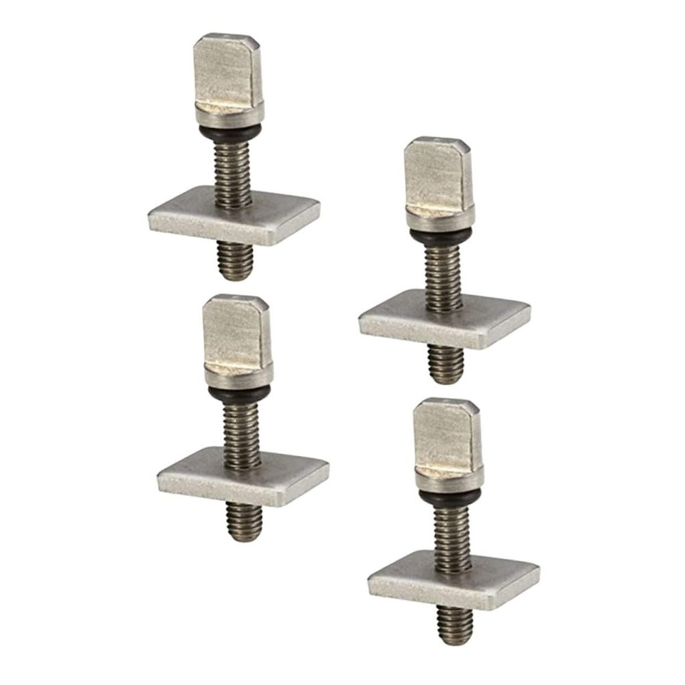 Kisangel 8pcs Wear-Resistant Surfing Fin Screws Convenient Removable Parts for Paddleboards Easy Installation for Surfboard Accessories