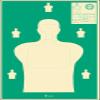 24 Pk, New Standard Size Georgia Public Safety Training Center Target 27" X 38" Green view 1