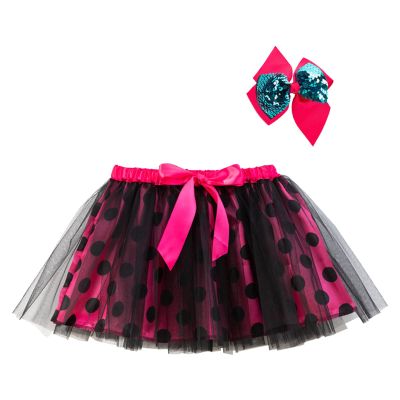 Baby Girls Birthday Tutu Dress Ballet Skirts Tutus Soft Dot Tutu Dress for Toddler Girls (Hot Pink, 2-4 Years)