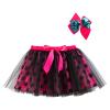 Baby Girls Birthday Tutu Dress Ballet Skirts Tutus Soft Dot Tutu Dress for Toddler Girls (Hot Pink, 2-4 Years) view 1