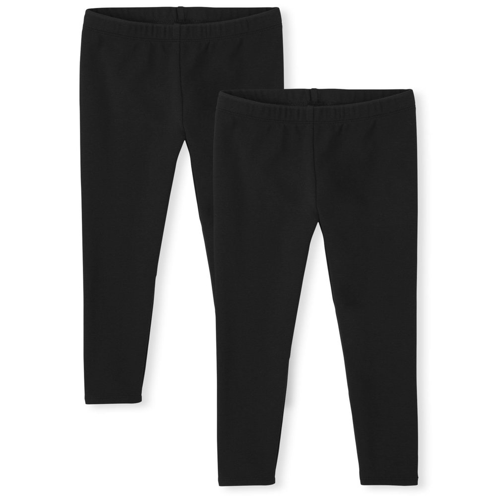 Gymboree,Girls,and Toddler Leggings,Black 2-Pack,8