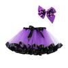 Baby Infant Girls Fluffy Soft Tutu Skirt and Headband Suit Baby Tutu Girls Cotton Skirts Hairpin (Purple, 9-11 Years) view 1