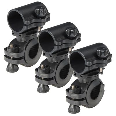 Anneome 3pcs Bike Flashlight Holder Handlebar Mount for Convenient Lighting Easy Installation Torch Stand Clip for Cycling Accessories