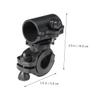 Anneome 3pcs Bike Flashlight Holder Handlebar Mount for Convenient Lighting Easy Installation Torch Stand Clip for Cycling Accessories view 4